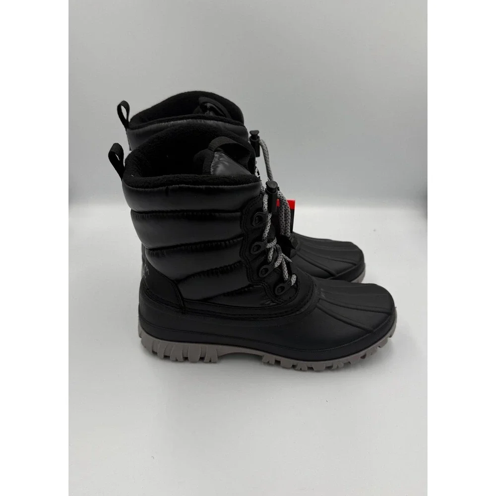 Storm by Cougar Cardiff N-Q Waterproof Puffy Snow Winter Boots Black Women 7 NWB - Picture 2 of 5